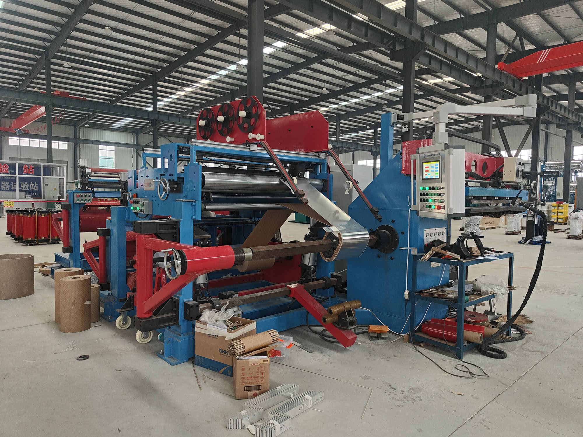 1400 double layer automatic foil winding machine